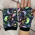 Paisley Ghost fingerless gloves stocking filler