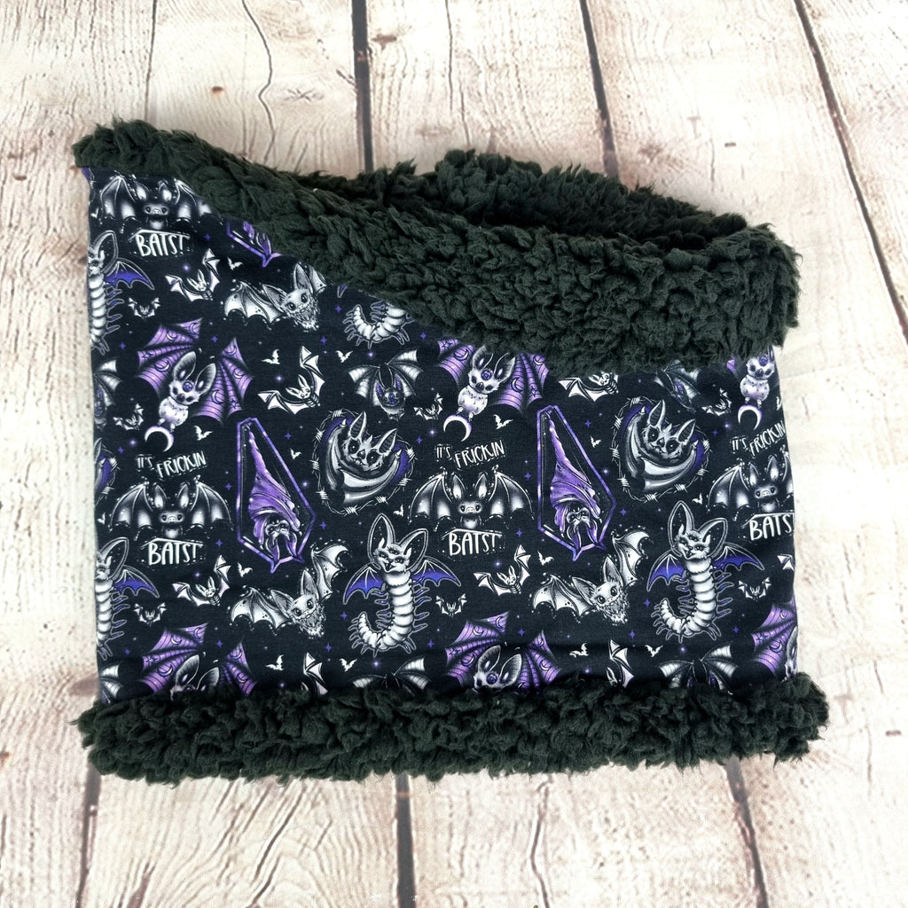 Goth Bats snood scarf