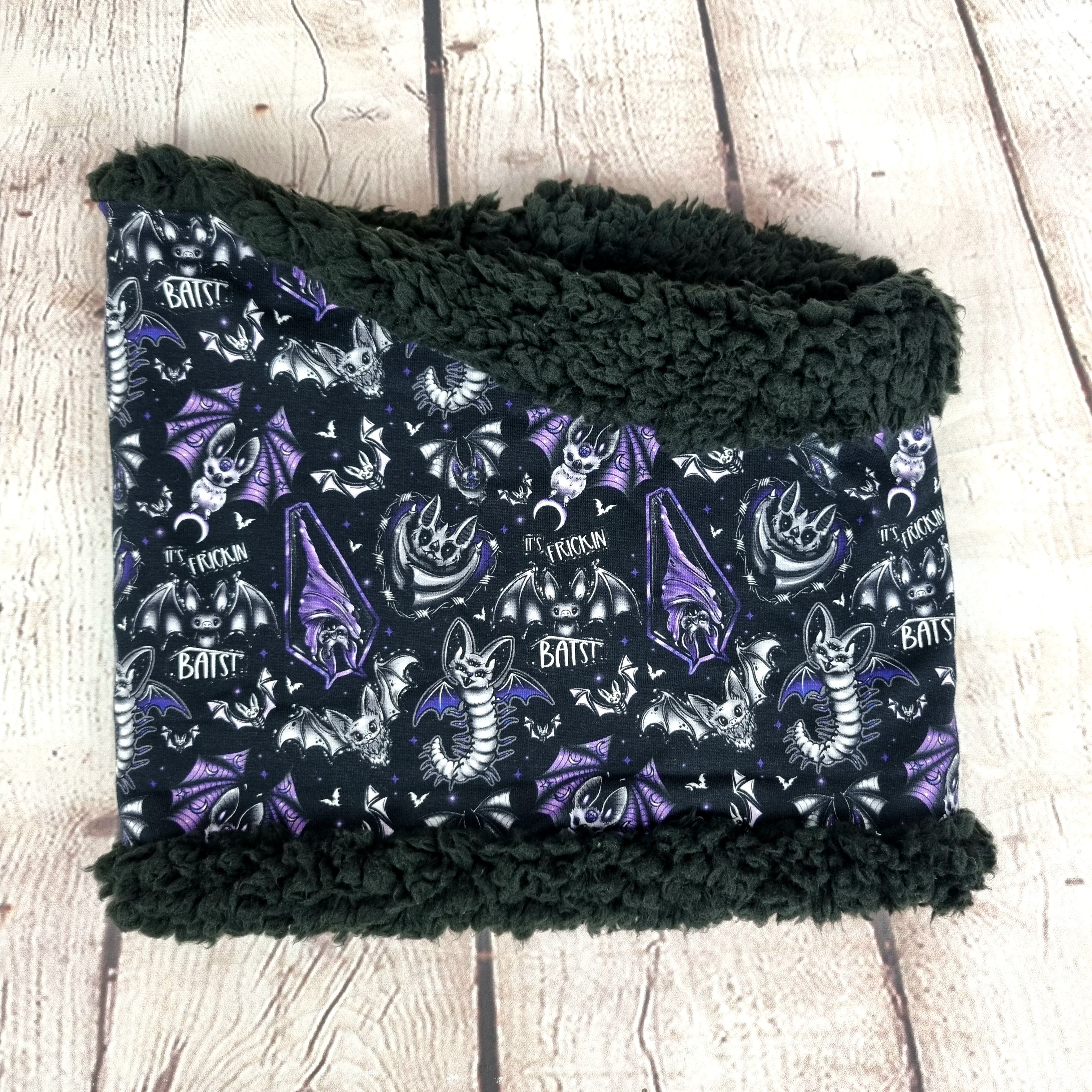 Goth Bats snood scarf