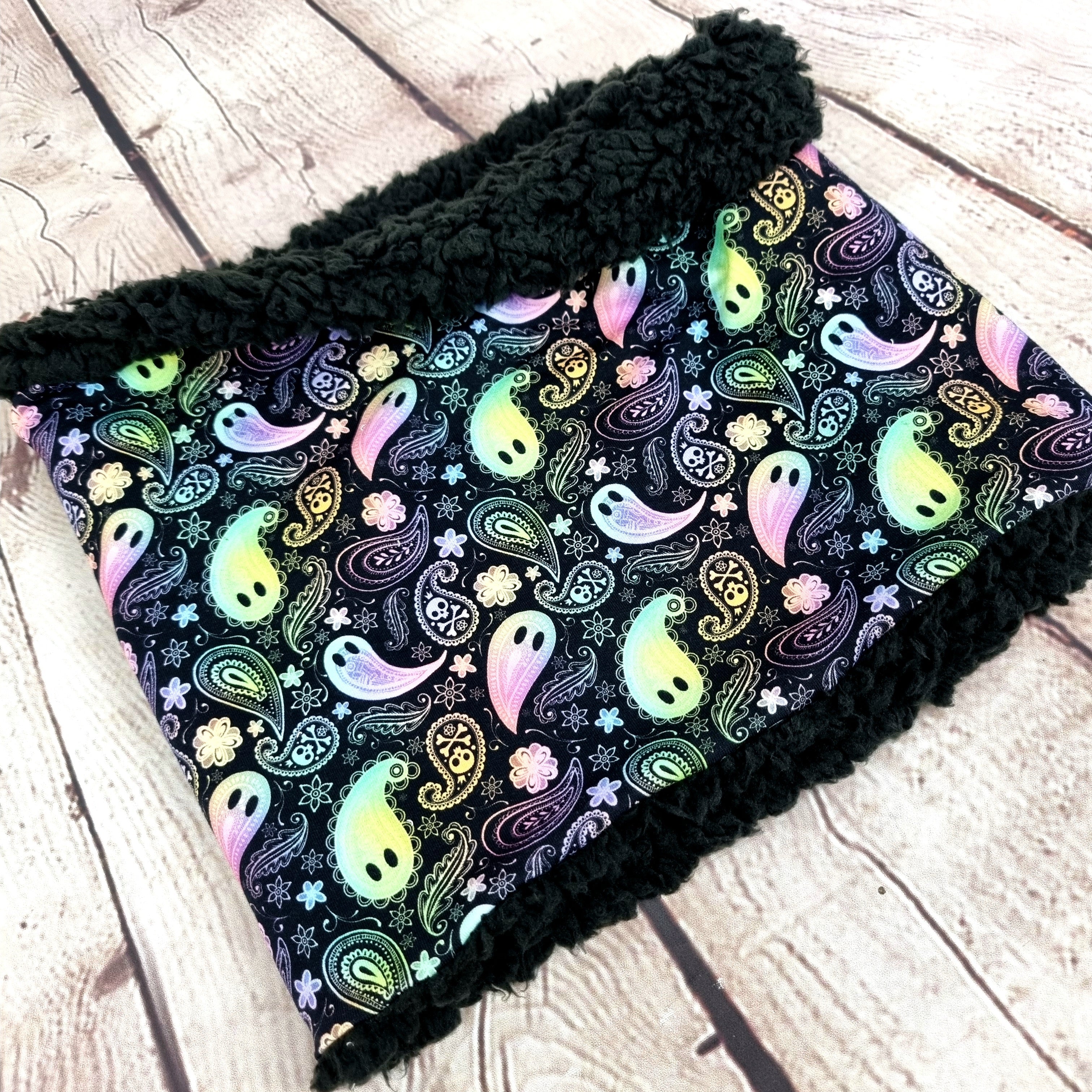 Paisley Ghost snood scarf gothic winter