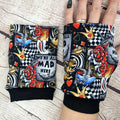 Alice in wonderland fingerless gloves stocking filler
