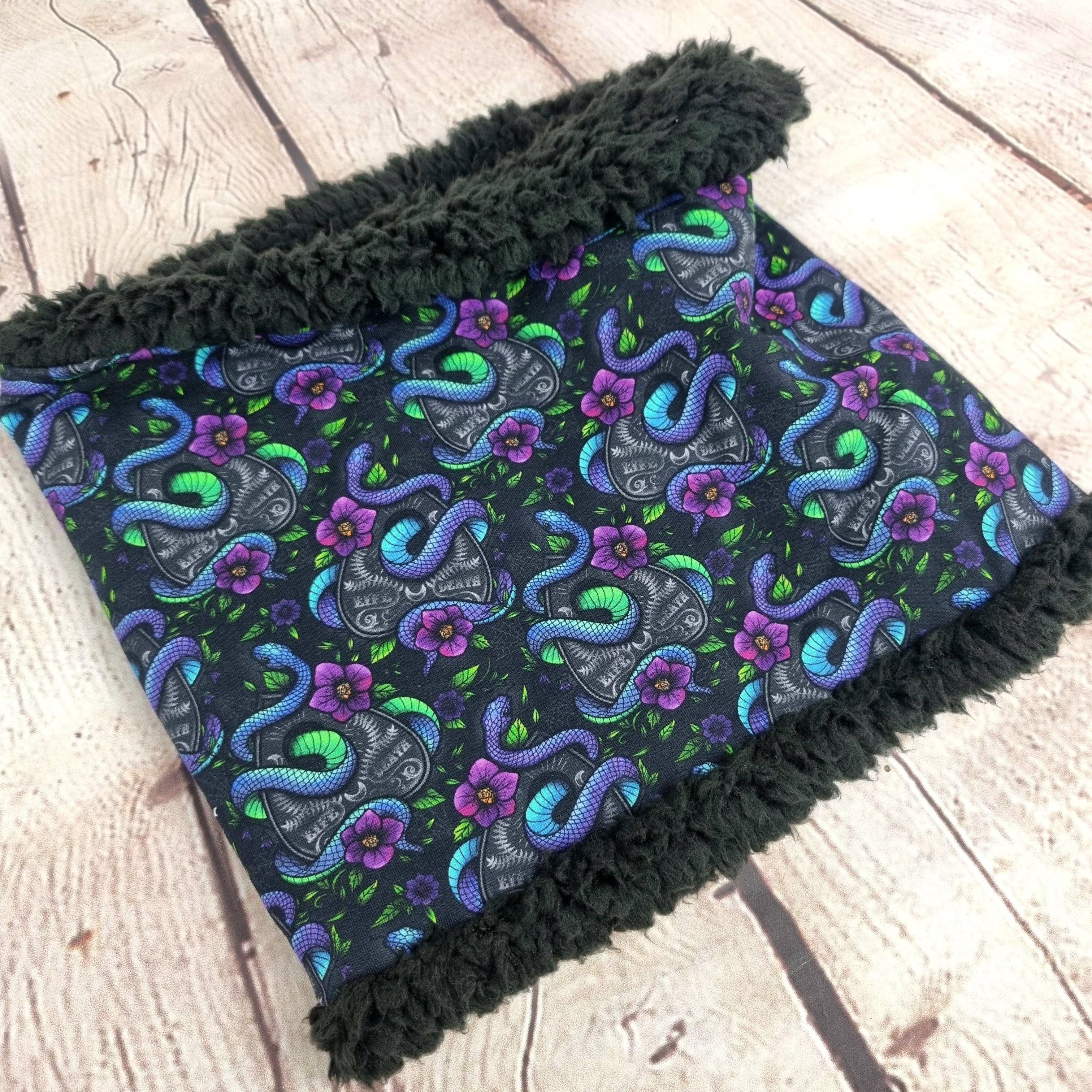 Serpent ouija planchette snood scarf