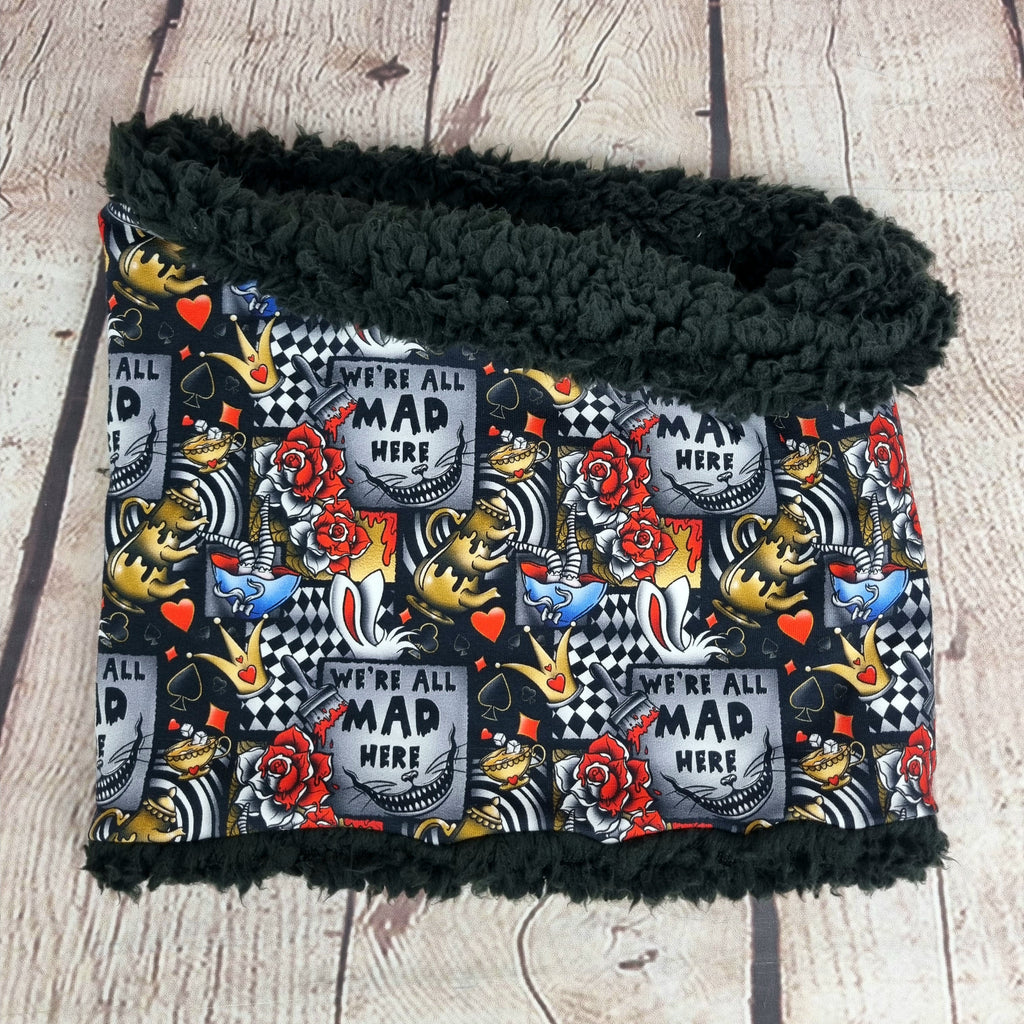 Alice in Wonderland snood scarf