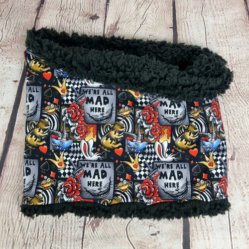 Alice in Wonderland snood scarf