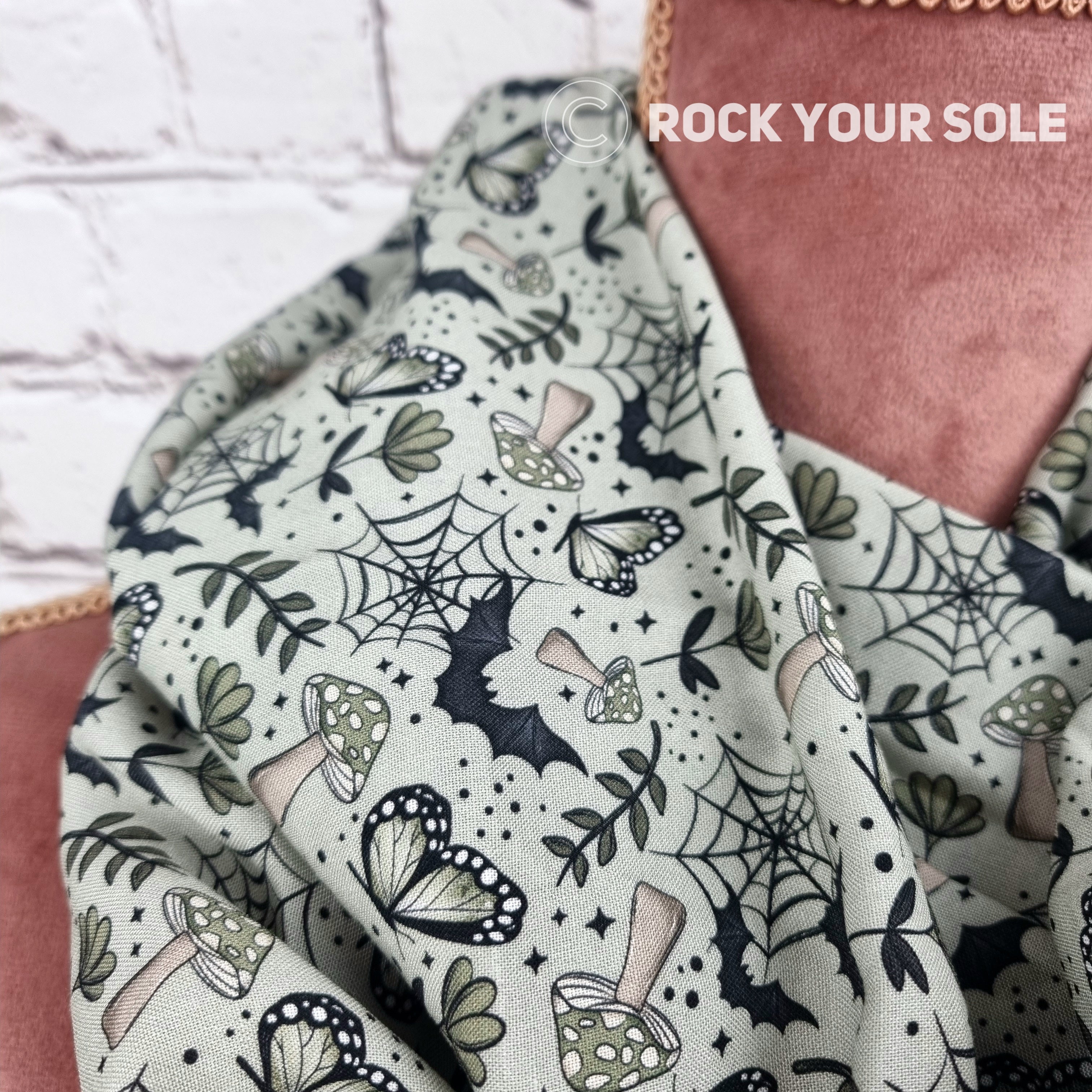 Cottagecore Bats infinity scarf