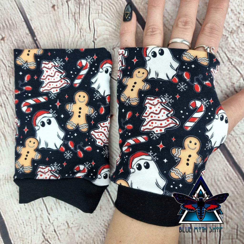 Christmas Cookies fingerless gloves