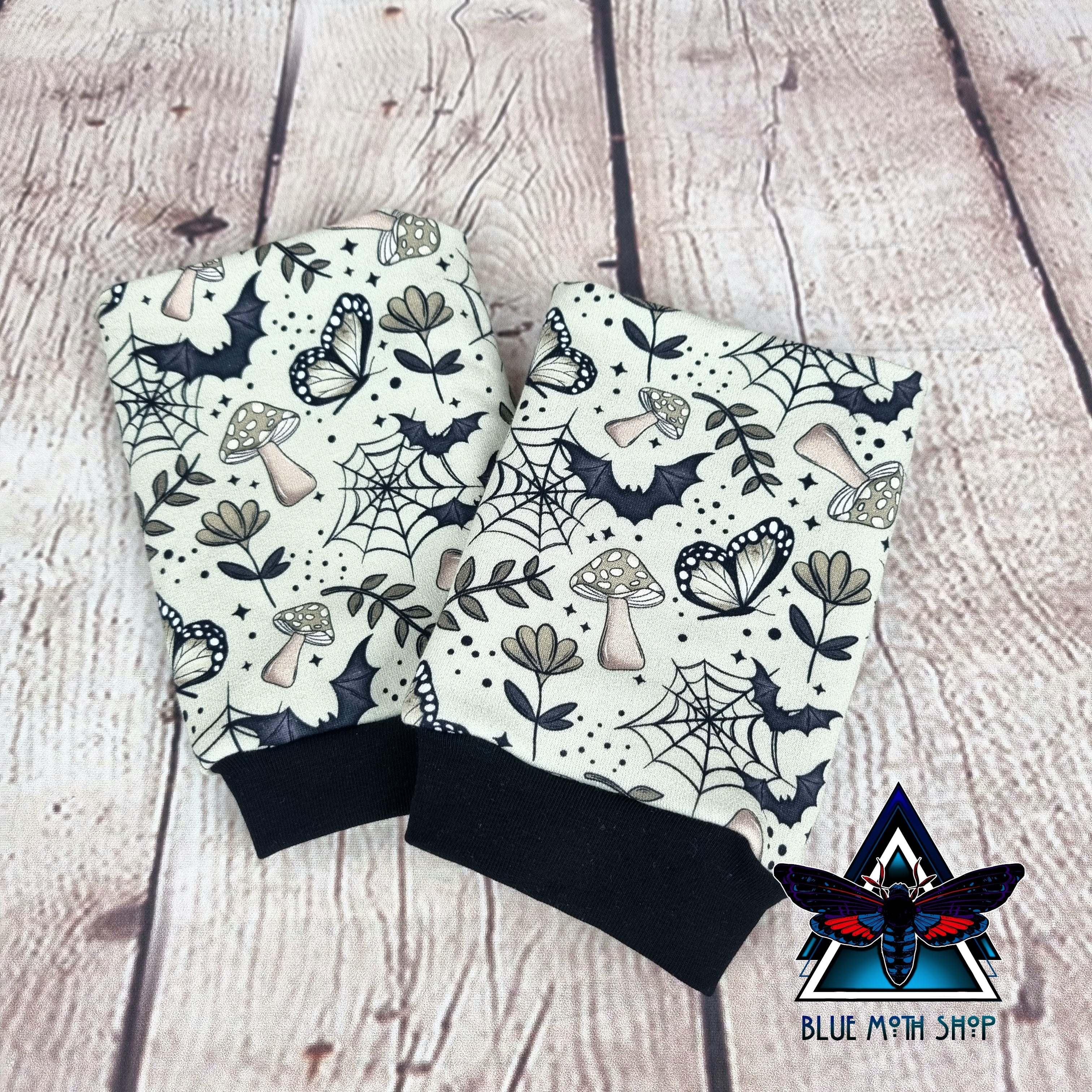 Cottagecore Bats fingerless gloves