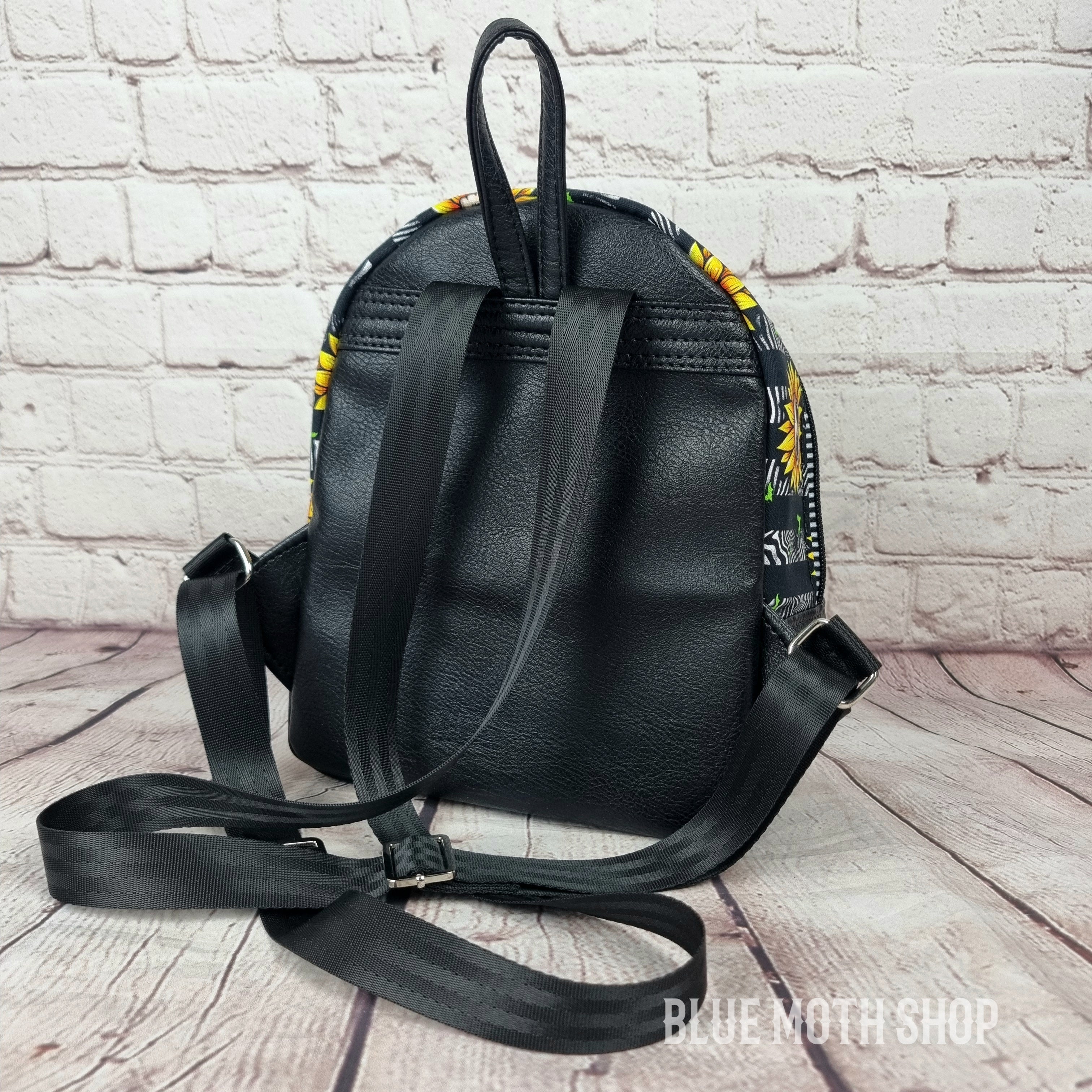 Skull Sunflower Handmade Backpack