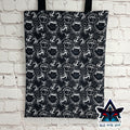 Bite Me Fangs 100% Cotton Canvas Tote Bag