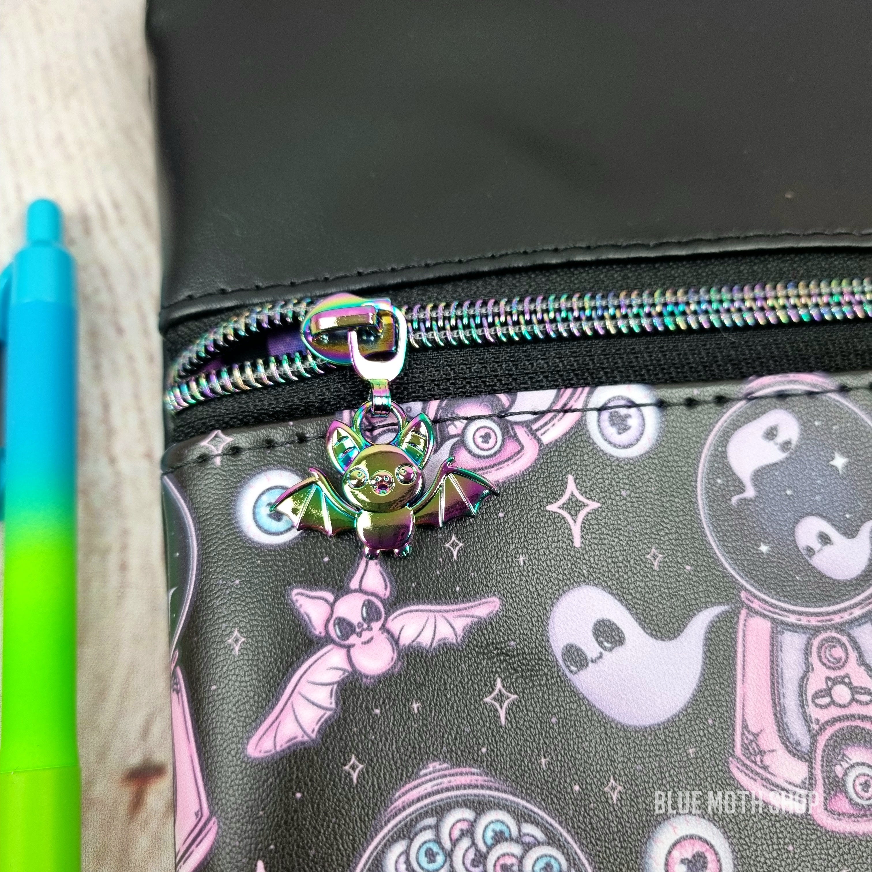 Spooky Gumball Machine Faux Leather Crossbody Phone Bag