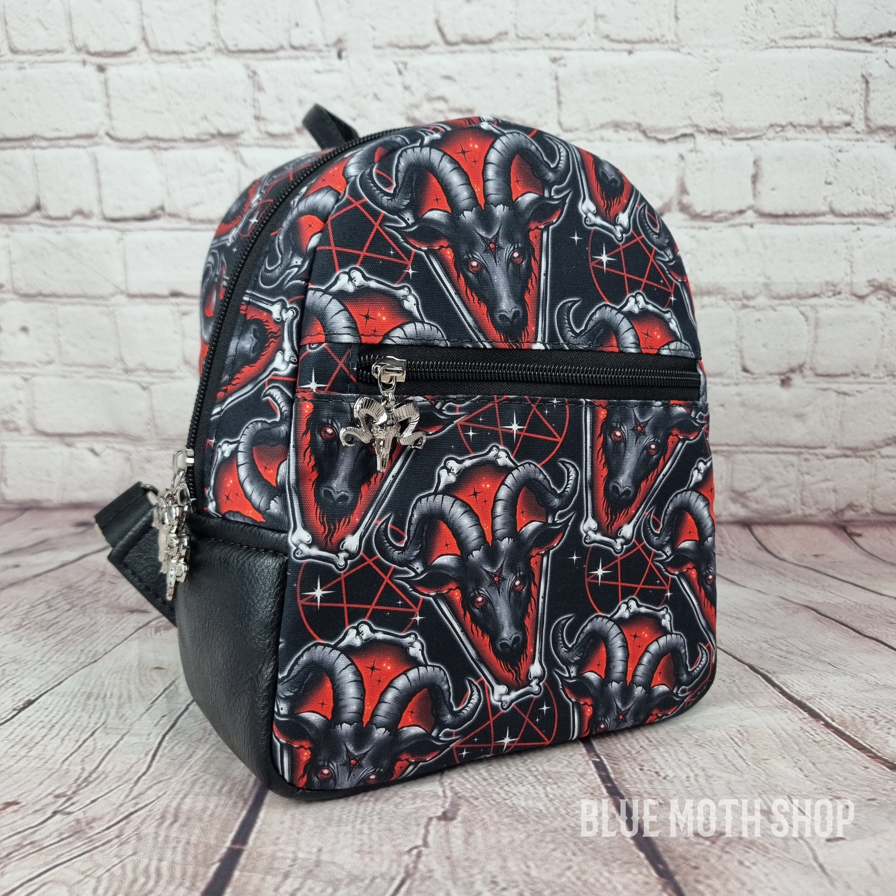 Baphomed Goat Handmade Backpack