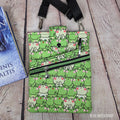 Kawaii Frogs Book Sleeve or Book Crossbody bag