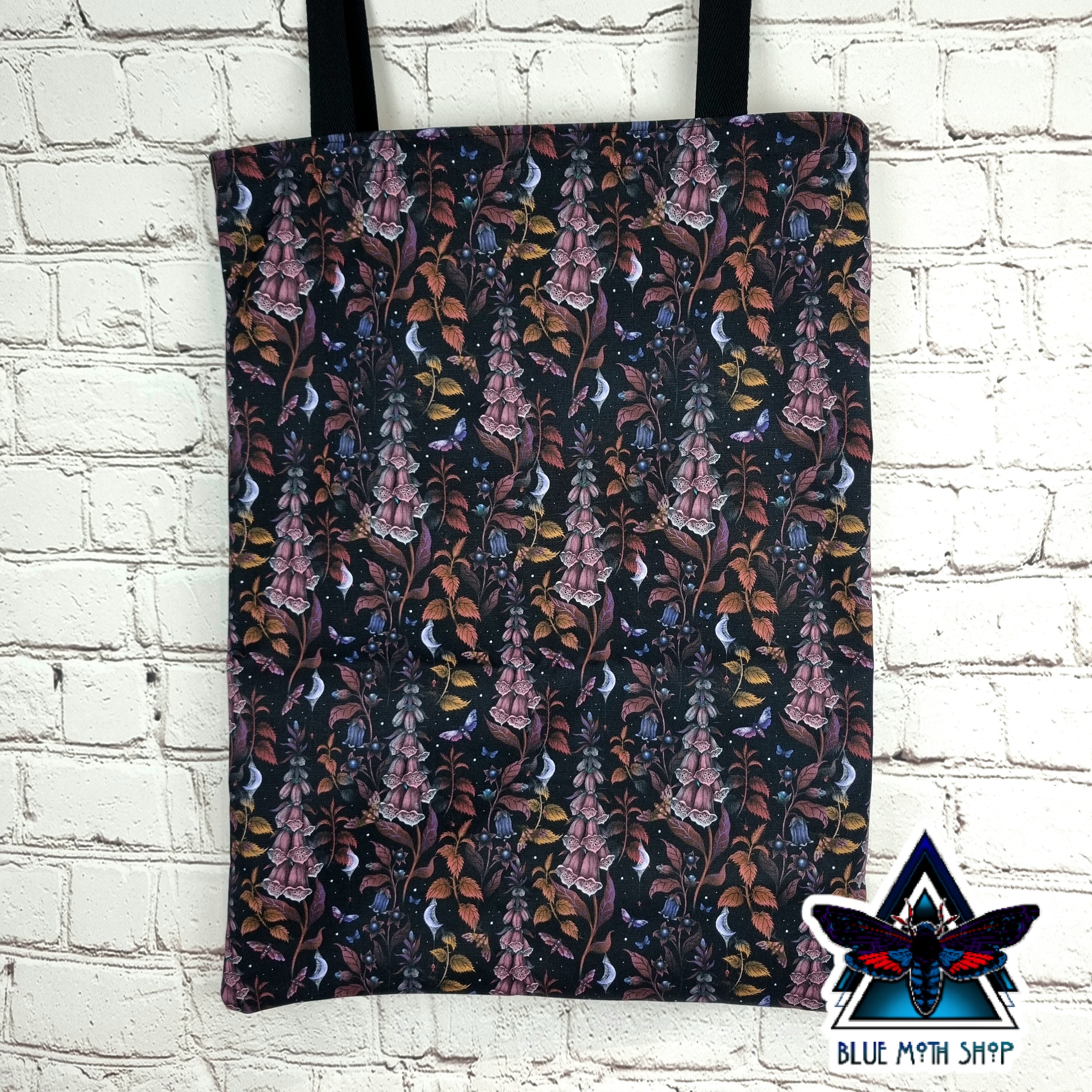 Foxglove 100% Cotton Canvas Tote Bag