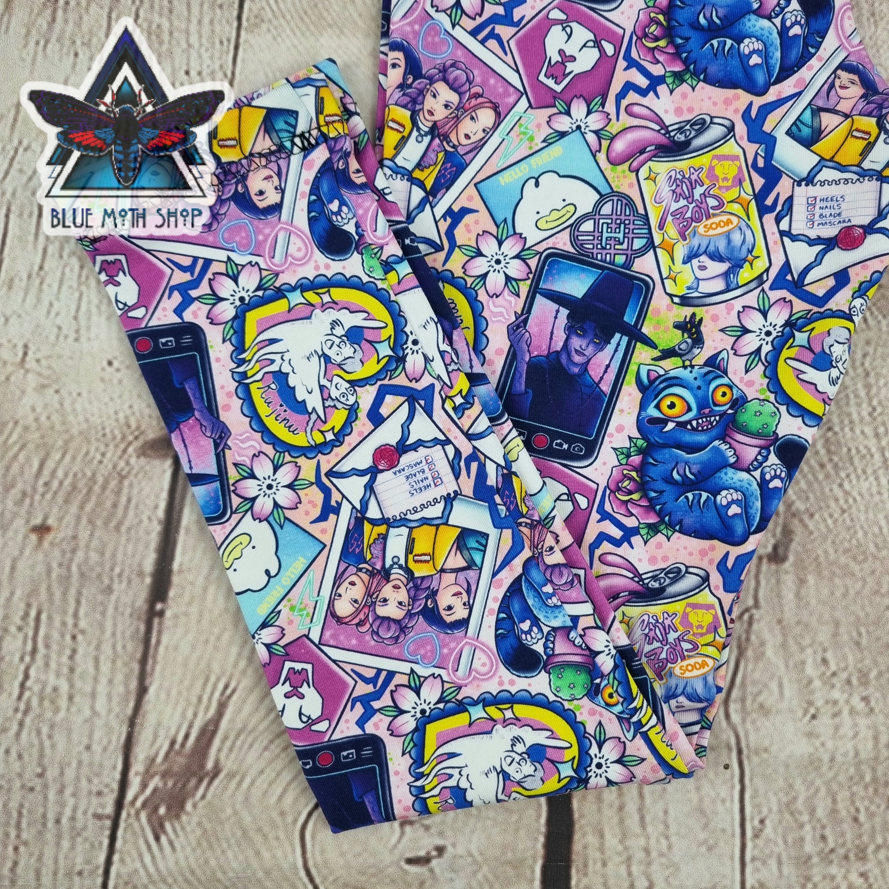 K Pop demon hunters kids leggings