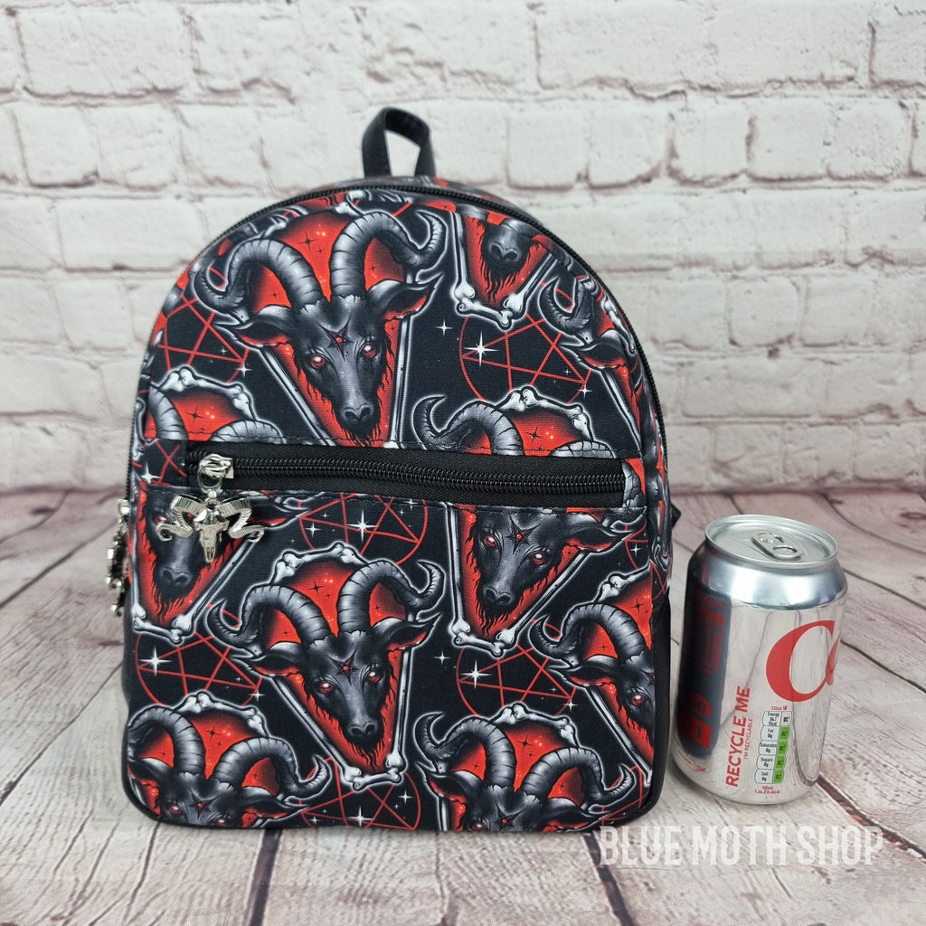 Baphomed Goat Handmade Backpack
