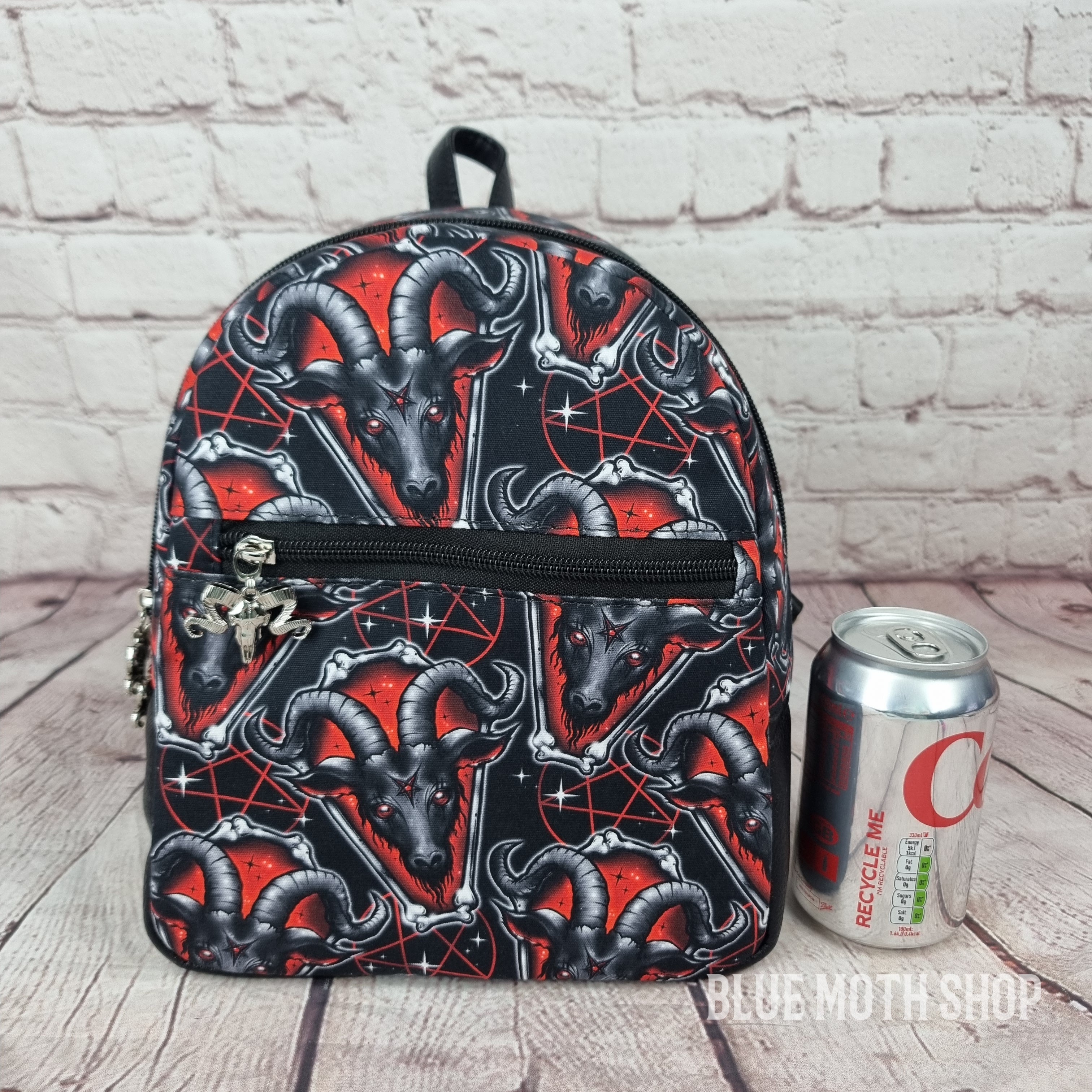 Baphomed Goat Handmade Backpack