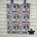 Cat Tetris 100% Cotton Canvas Tote Bag