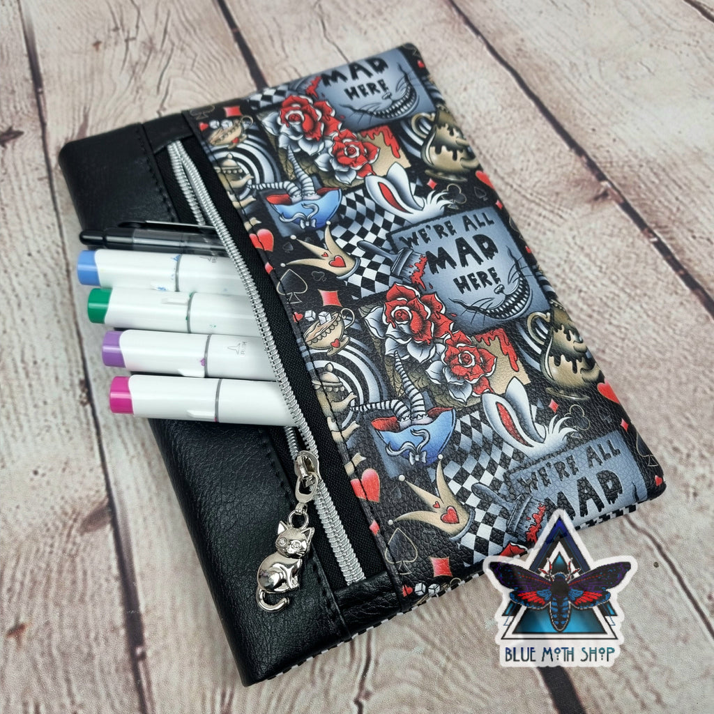 Alice in Wonderland Notebook with removable cover A5