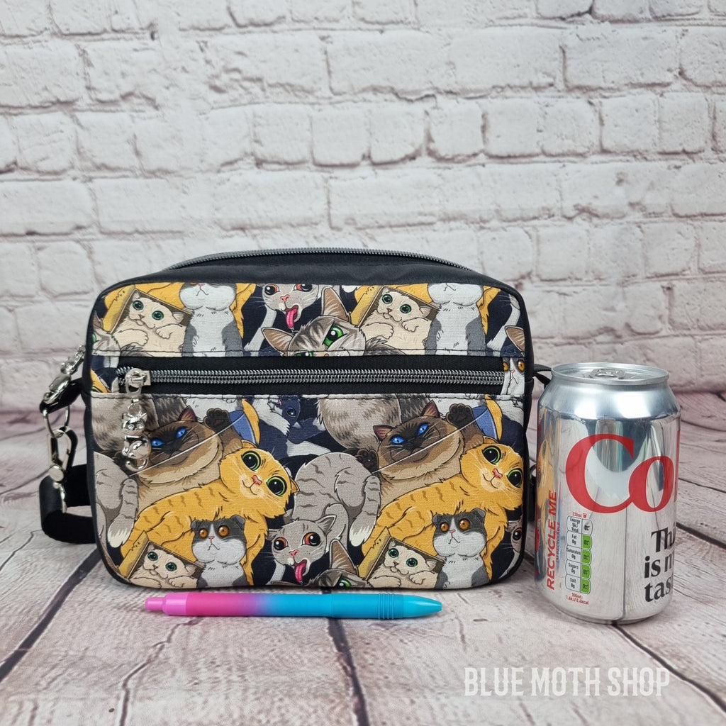 Crazy Cats crossbody bag