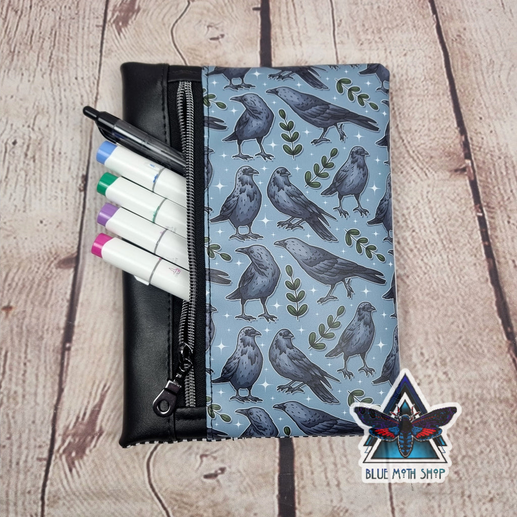 Crow Notebook with removable cover A5