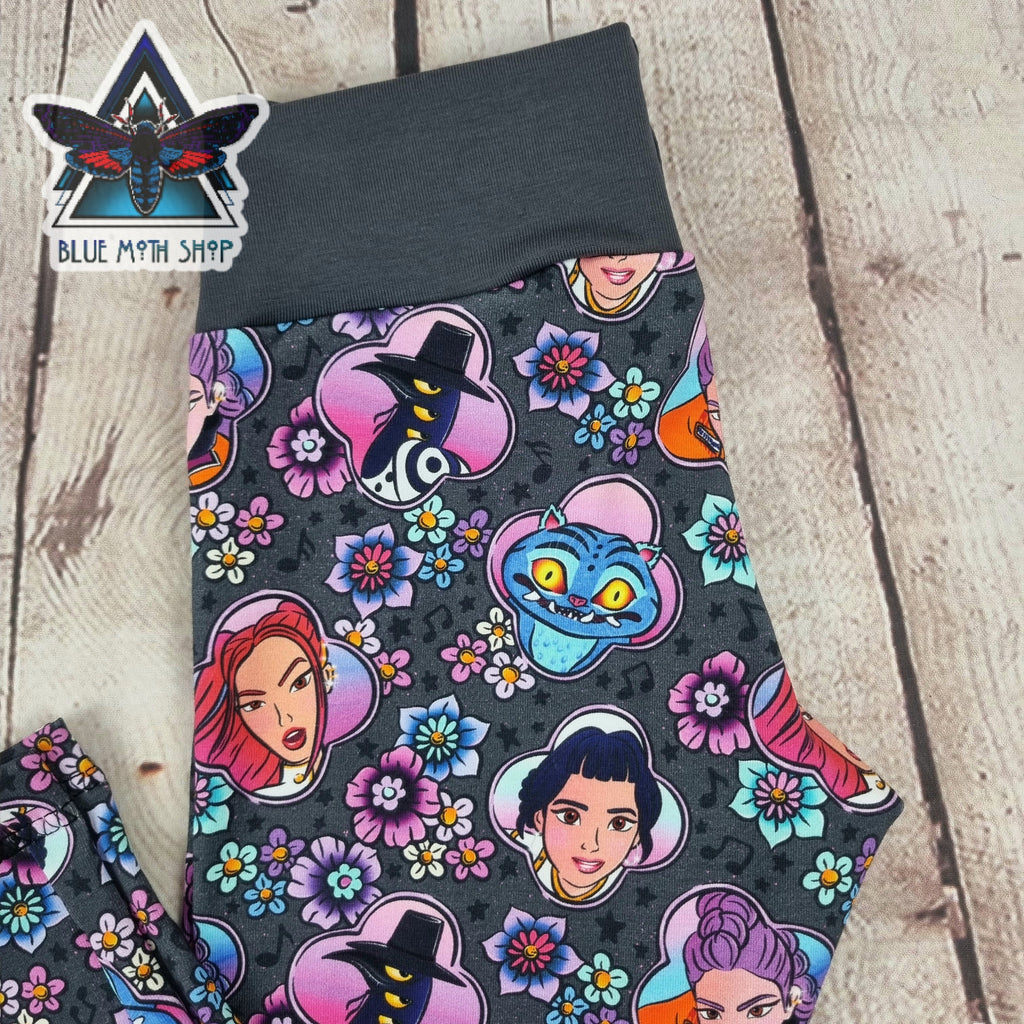 K Pop demon hunters kids leggings