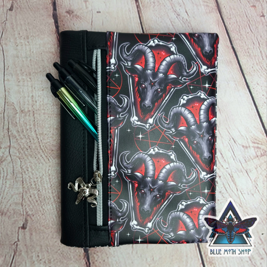 Baphomed Red Goat Notebook with removable cover A5