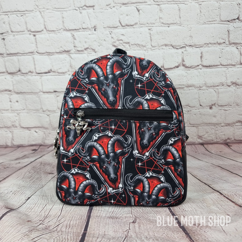 Baphomed Goat Handmade Backpack