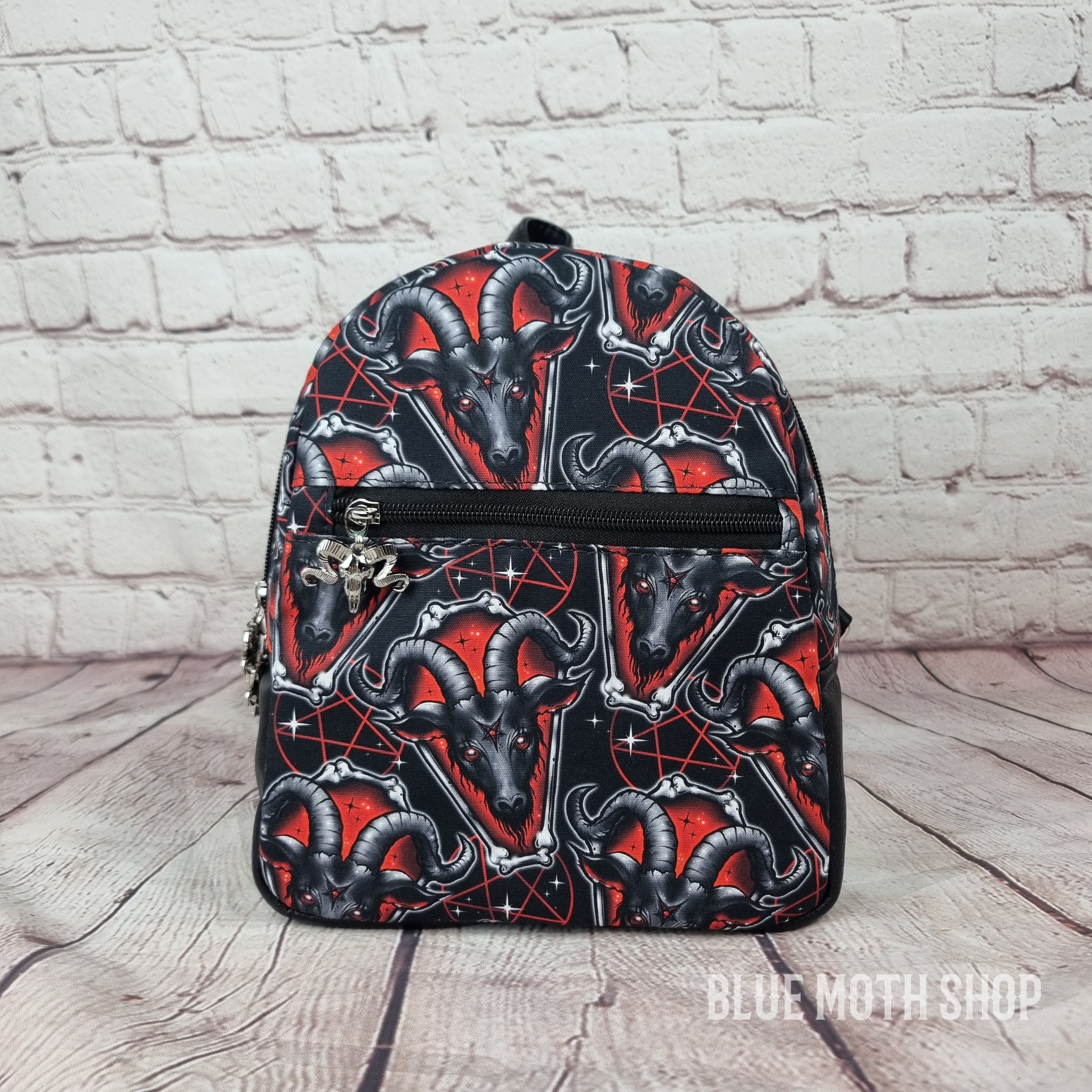 Baphomed Goat Handmade Backpack