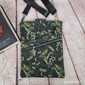 Retro Frogs Nature Book Sleeve or Book Crossbody bag