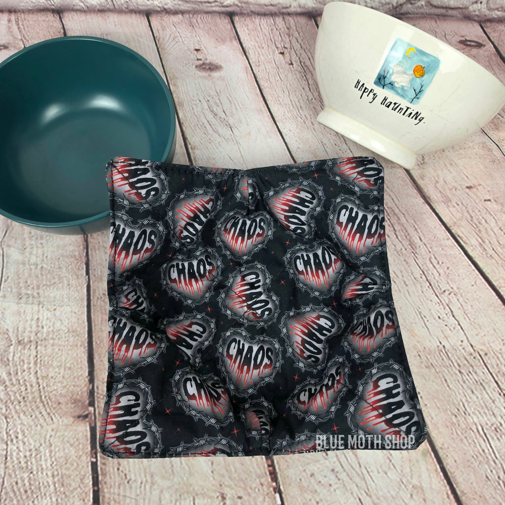 Haunted House Chaos Double Sided Bowl Cozy