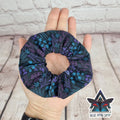 Minimal Floral 100% cotton scrunchie