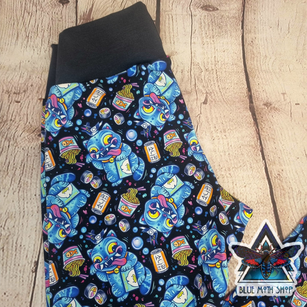 K Pop Derpy Tiger kids leggings