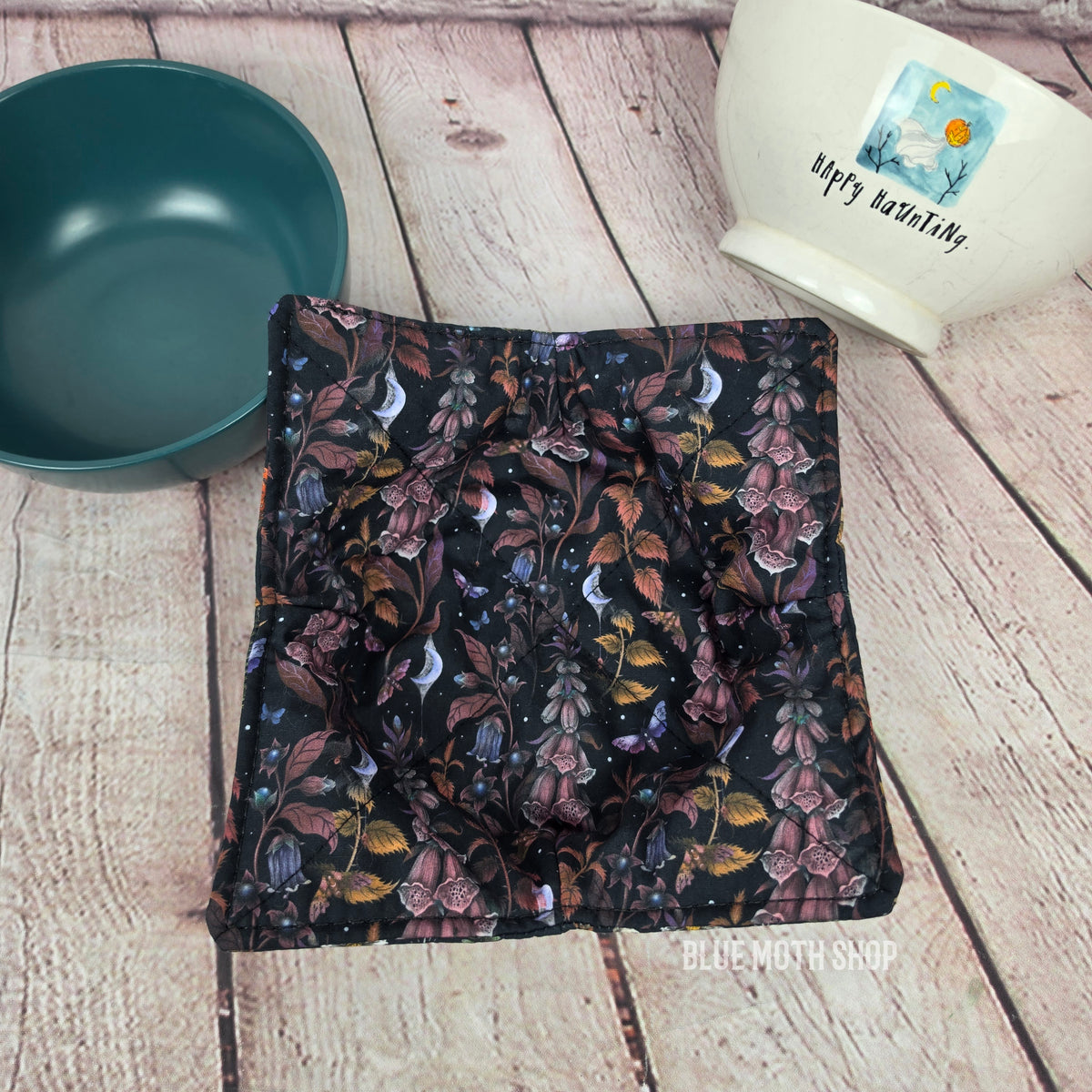 Autumn Foxglove Flowers Double Sided Bowl Cozy