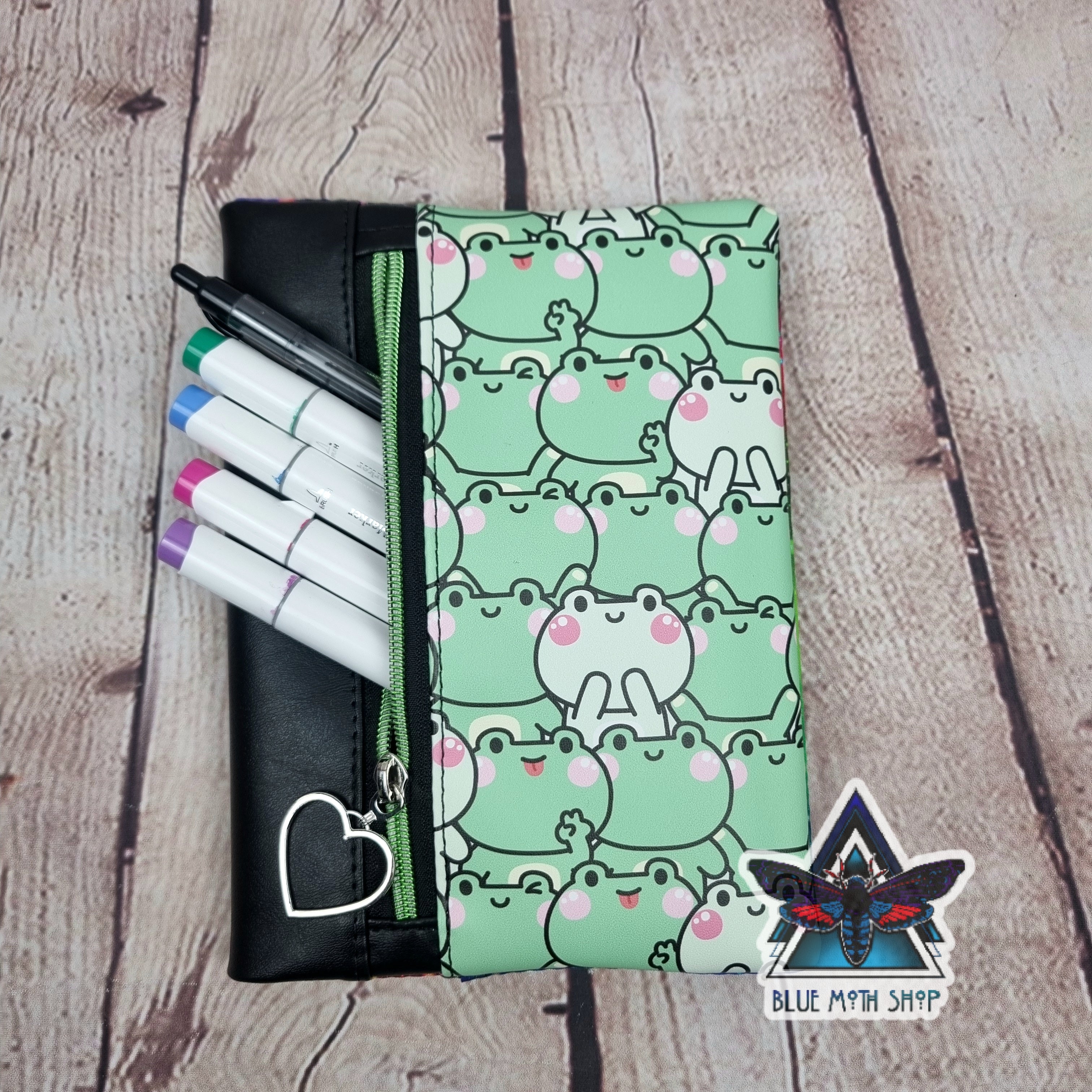 Kawaii Frogs Notebook with removable cover A5