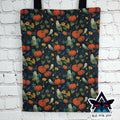 Autumn Ghost Garden 100% Cotton Canvas Tote Bag