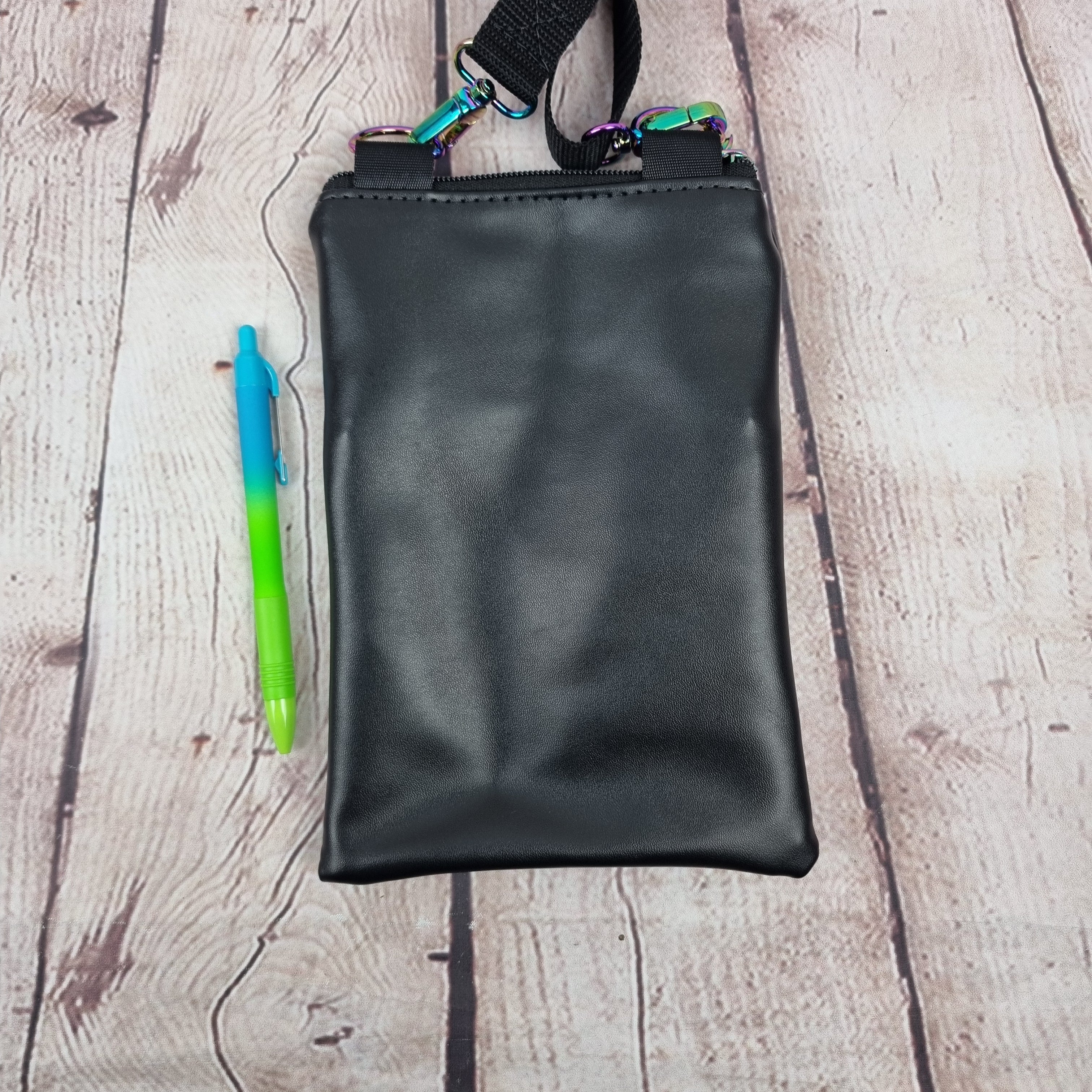 It's Freaking Bats Faux Leather Crossbody Phone Bag