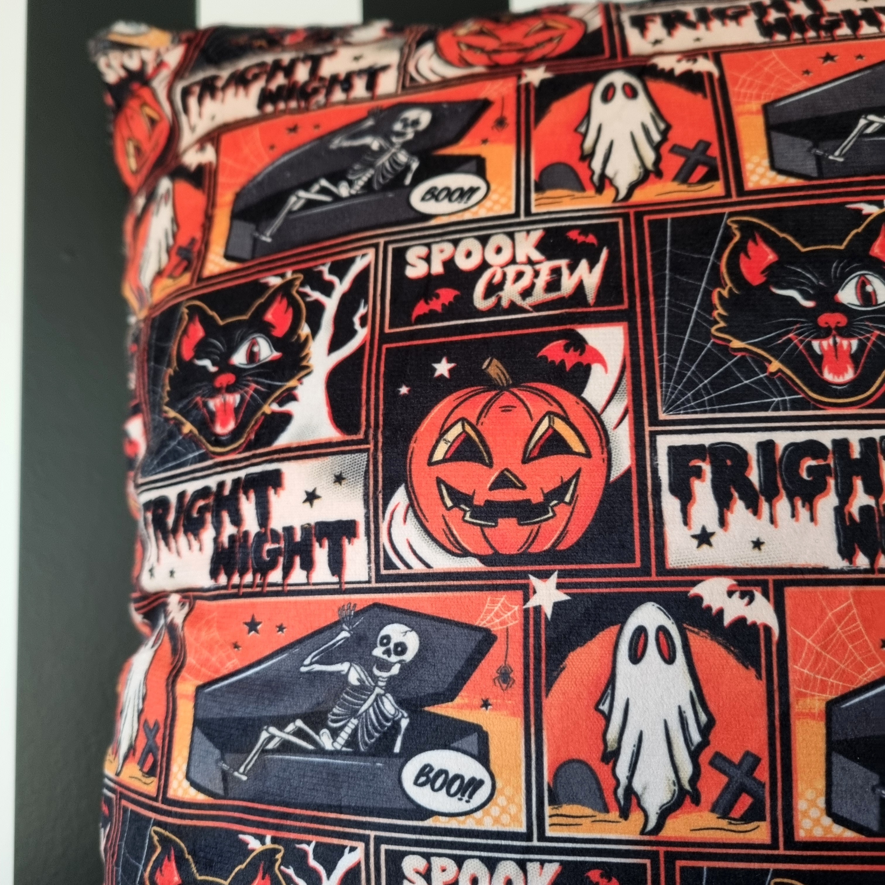 Retro Halloween Soft Cushion