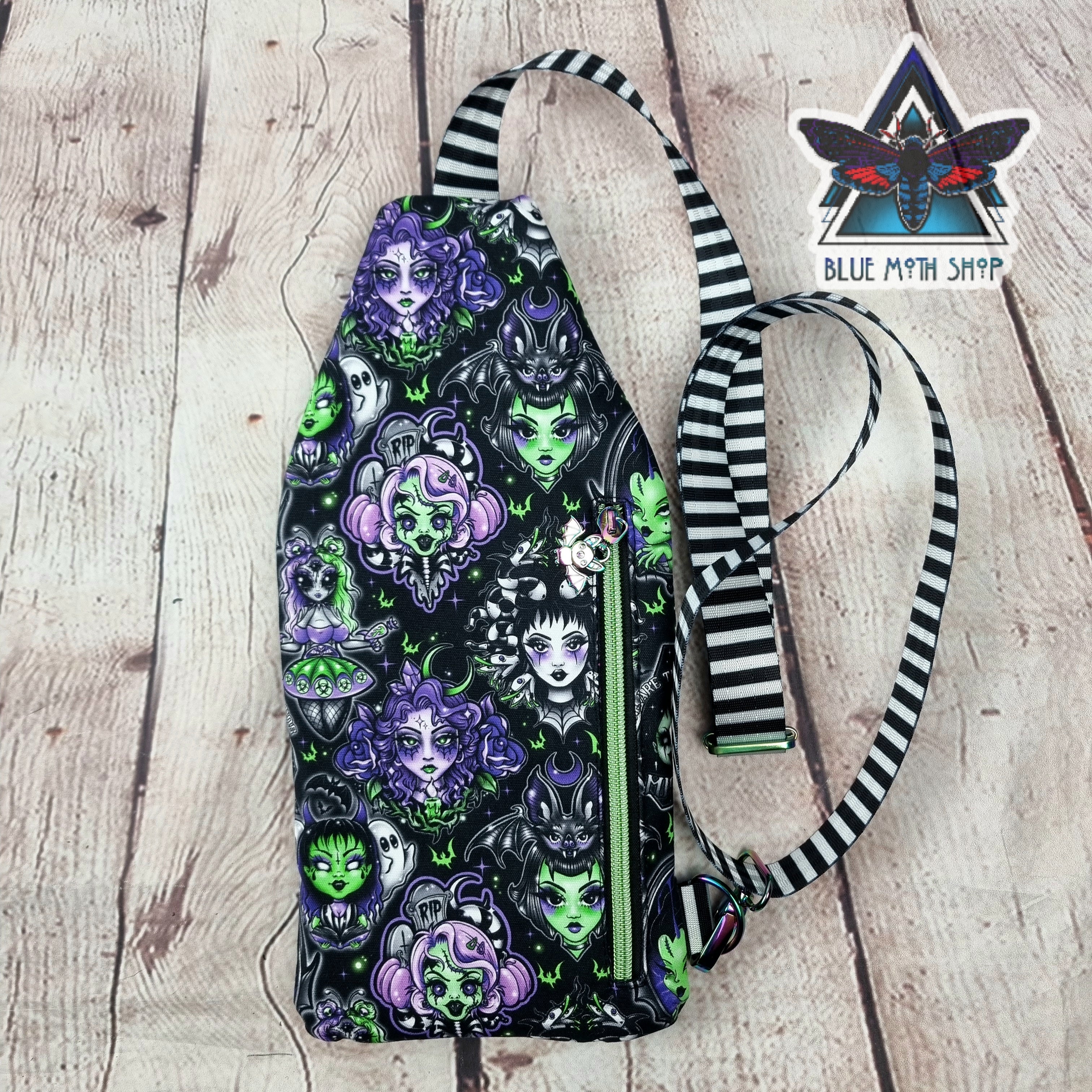 Goth Girls Mini Travel Sling Bag