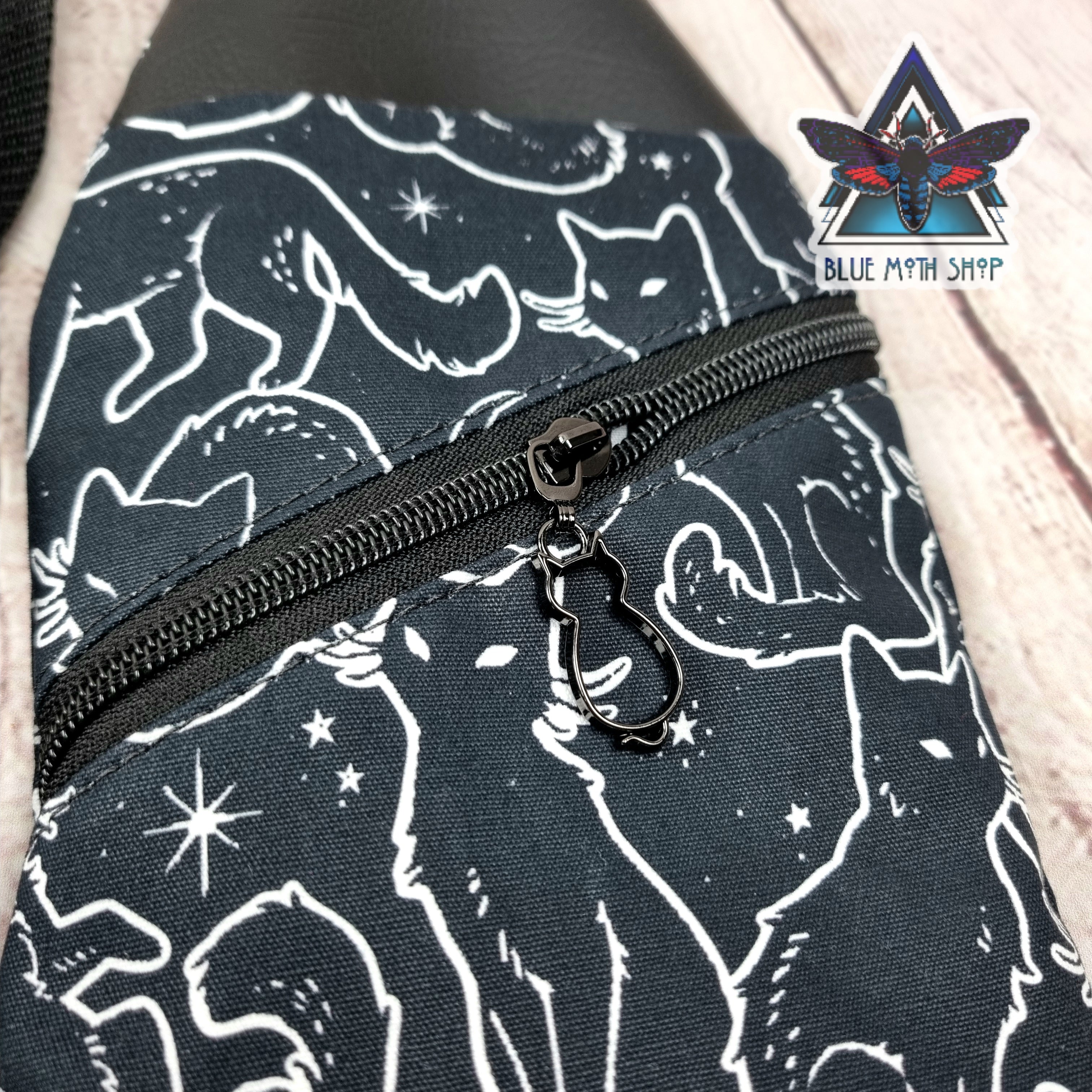 Black Cats Mini Travel Sling Bag