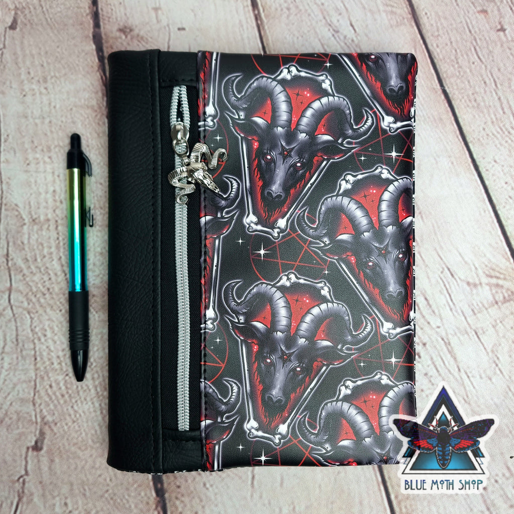 Baphomed Red Goat Notebook with removable cover A5