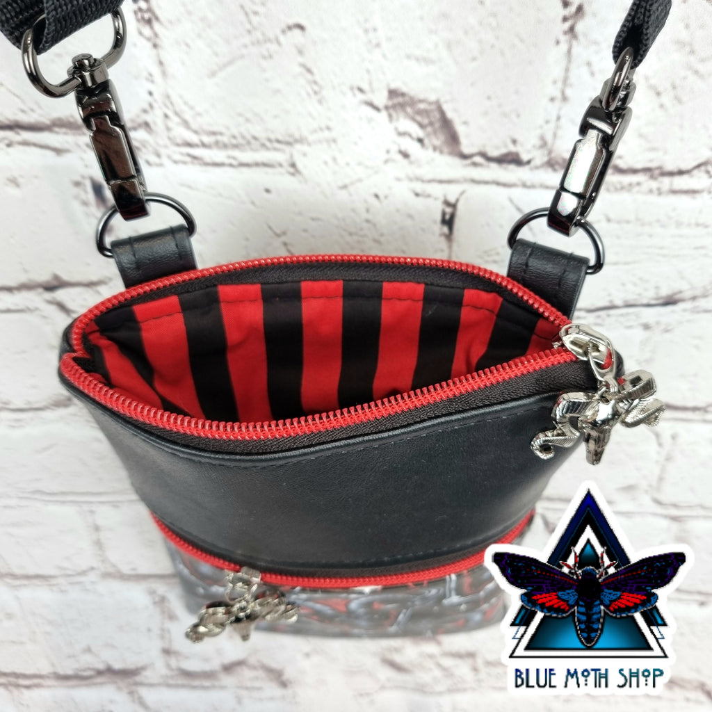 Baphomed Goat Faux Leather Phone Crossbody Phone Bag