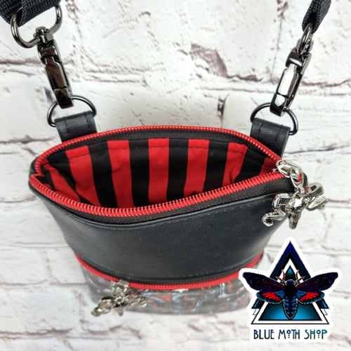 Baphomed Goat Faux Leather Phone Crossbody Phone Bag
