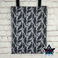 Grey Fern 100% Cotton Canvas Tote Bag