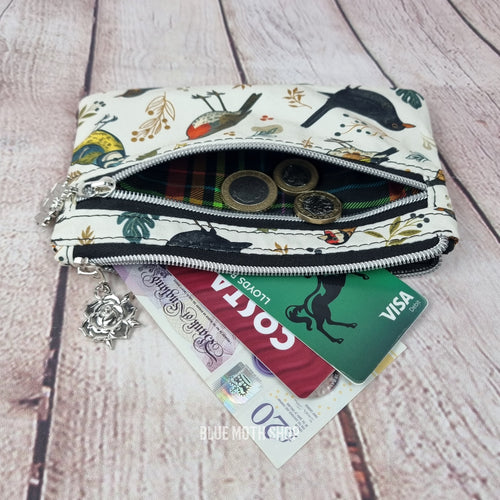 British Birds Eco 100% Cotton Canvas Slim Purse Wallet