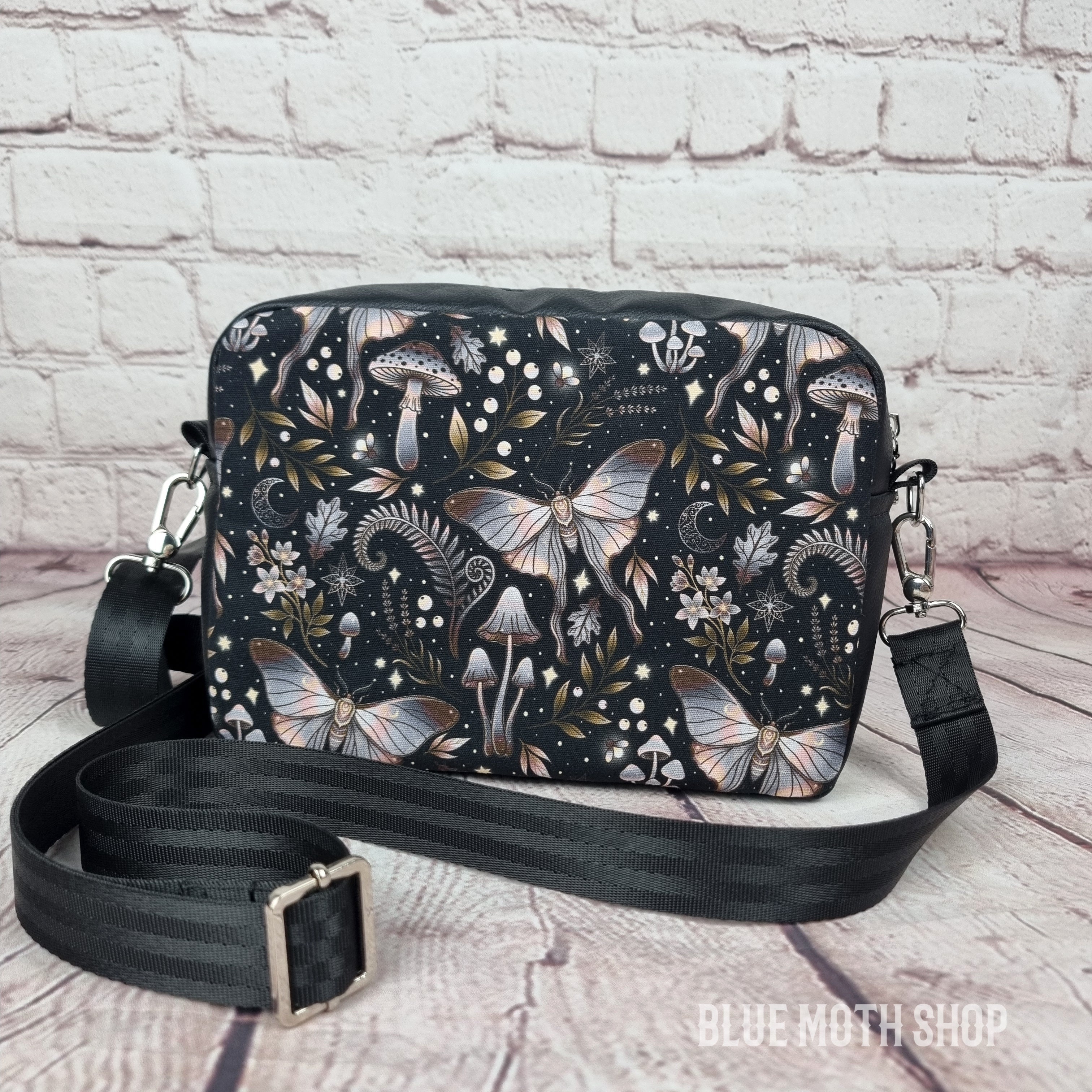Mystic Moth crossbody bag