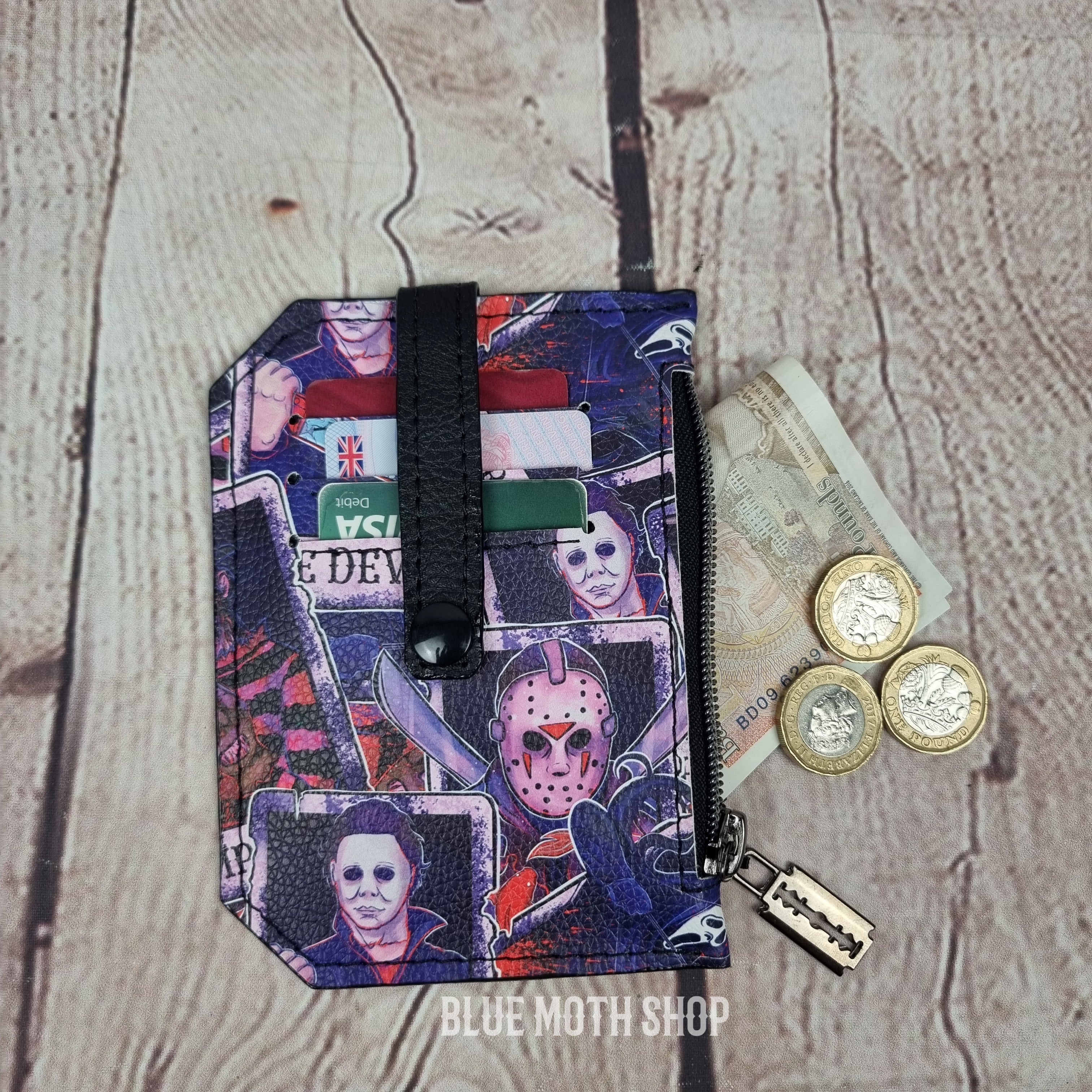 Horror Movie Slim Pocket Purse Wallet
