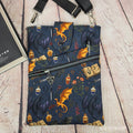 Dragon Stories Navy Book Sleeve or Book Crossbody bag