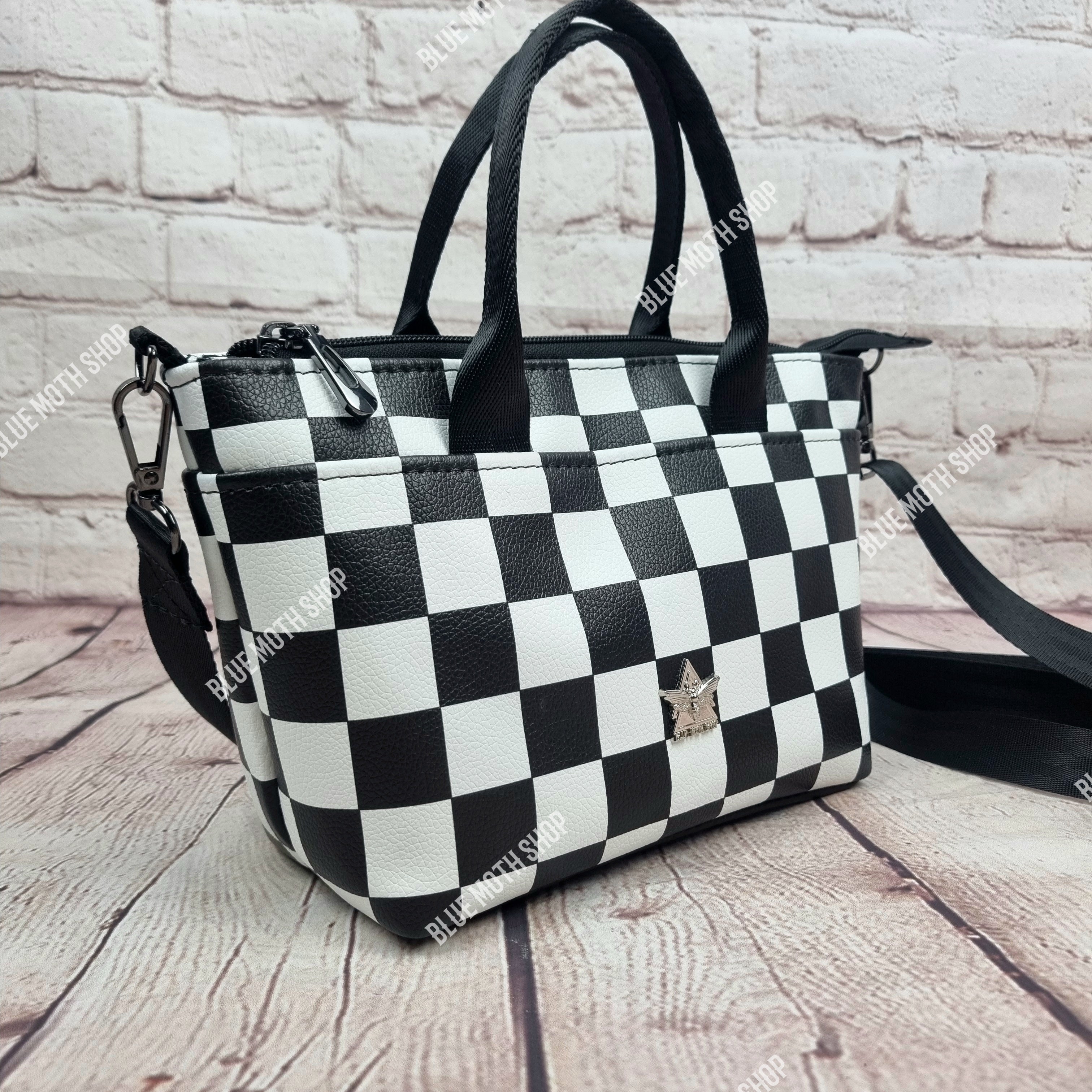 Checkerboard Totini tote/ shoulder/ crossbody bag