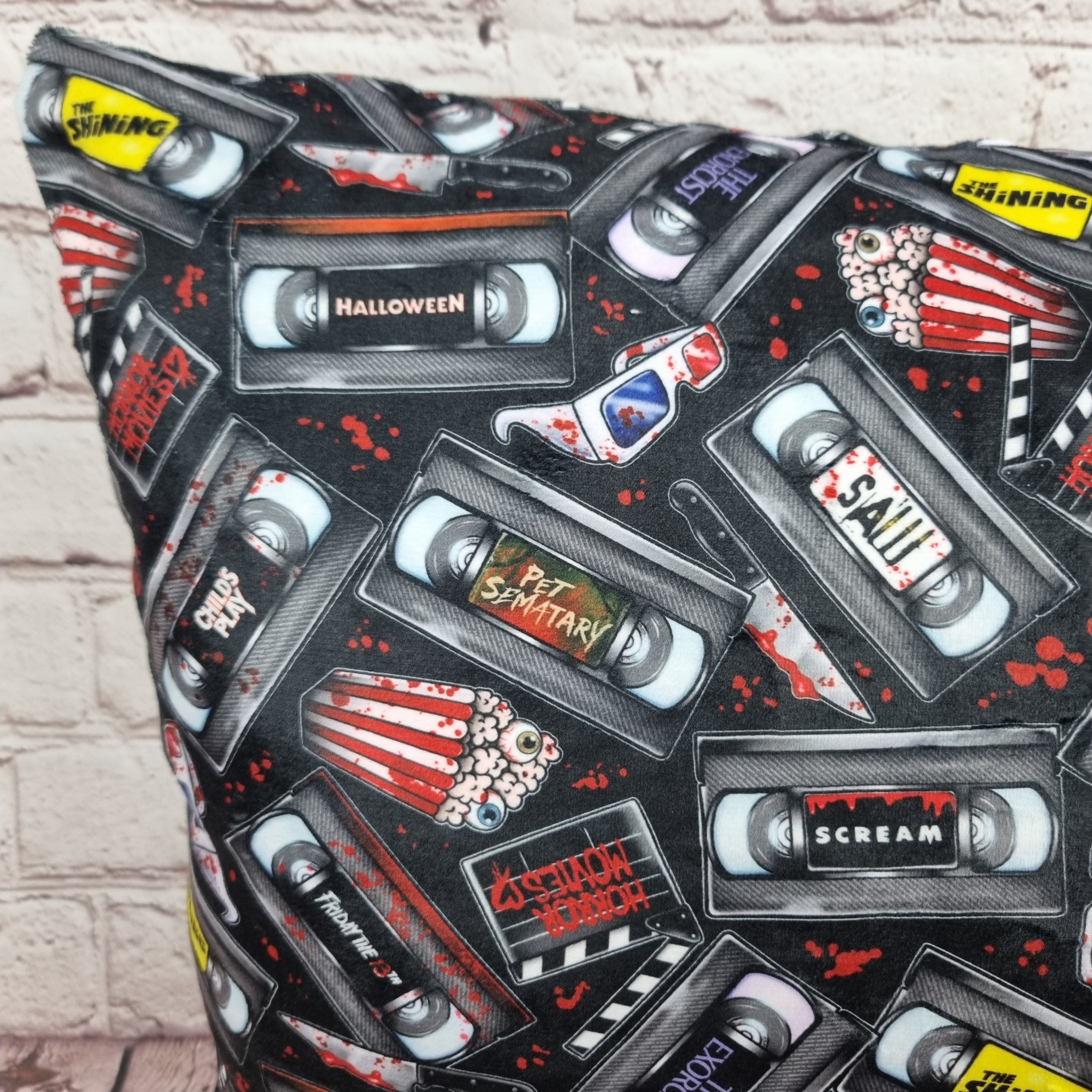 Horror Movie Tapes Soft Cushion