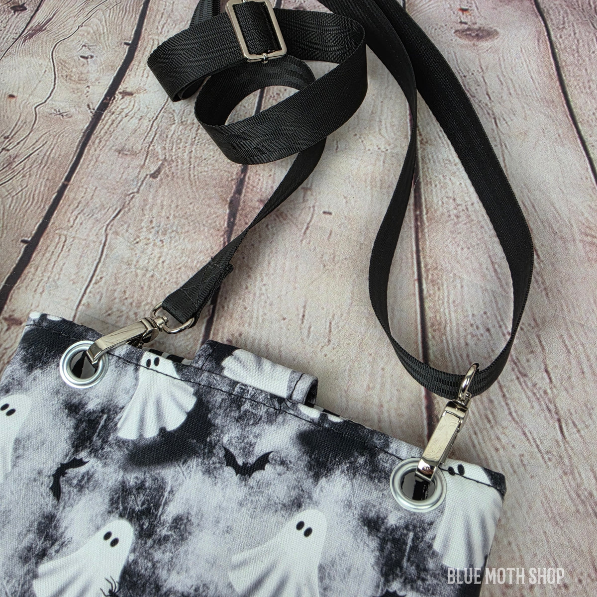 Ghost Book Sleeve or Book Crossbody bag